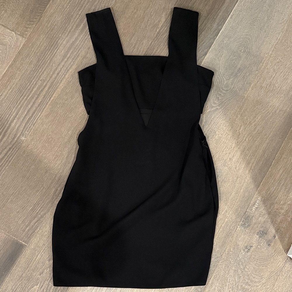 Black Cutout Bandeau Dress